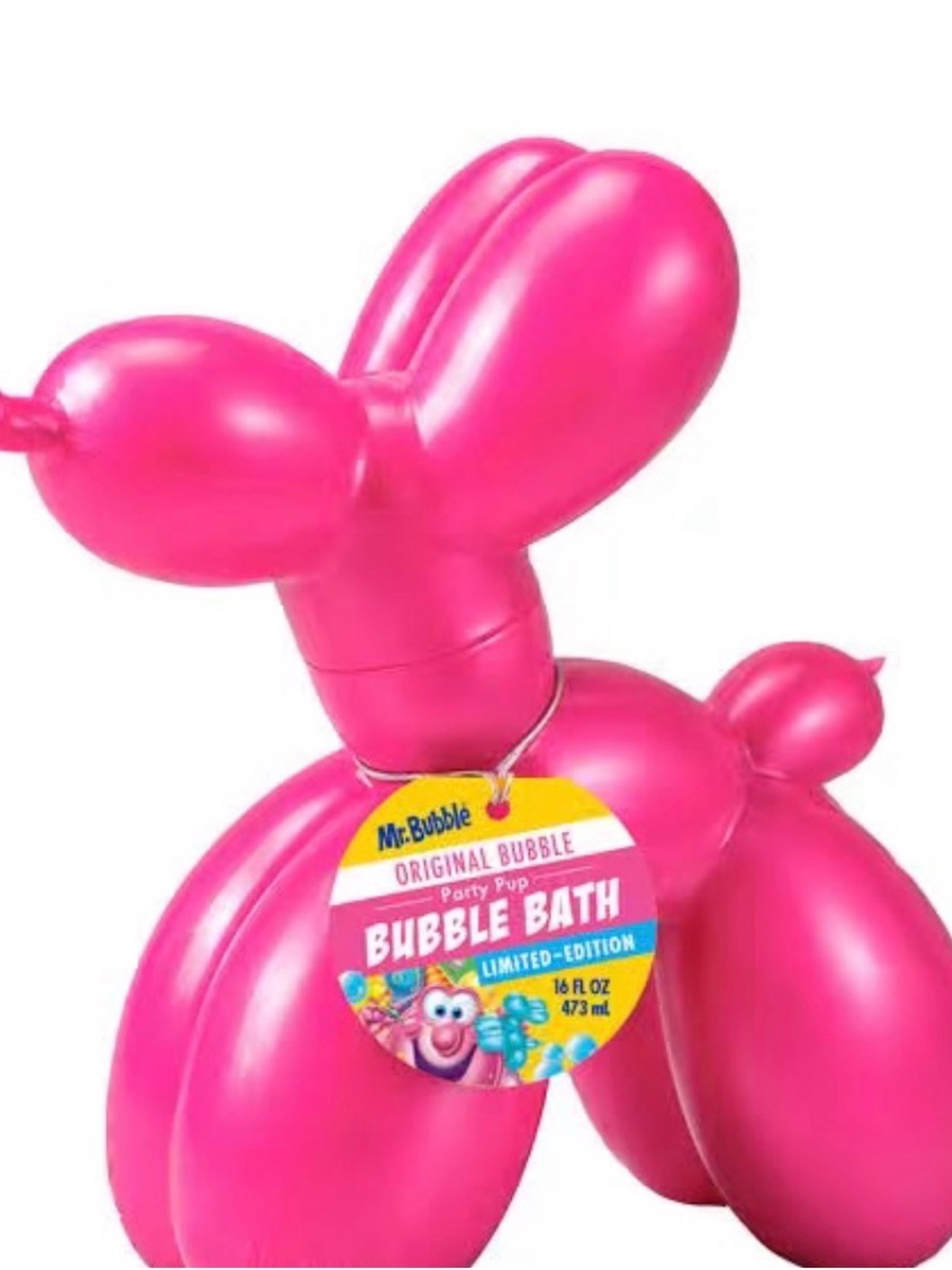 LIMITED EDITION Mr. Bubble Pink Party Pup Bubble Bath - Limited Edition